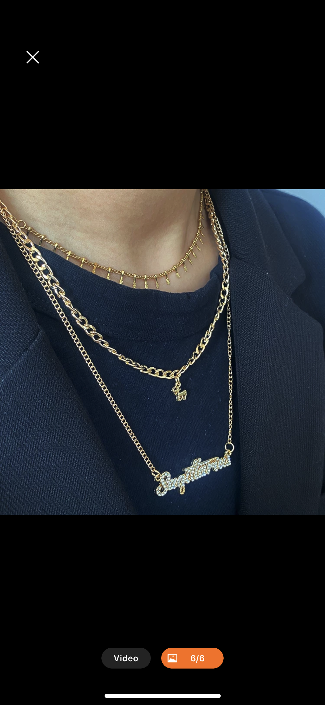 Gold Diamond Pendant Zodiac Necklace